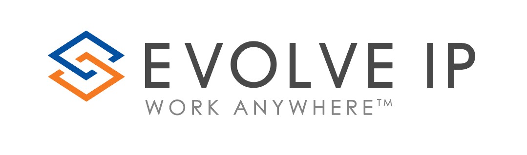 Evolve IP logo - words as text with an orange colour