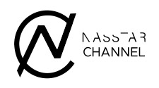 Nasstar logo - black text with a circle surrounding
